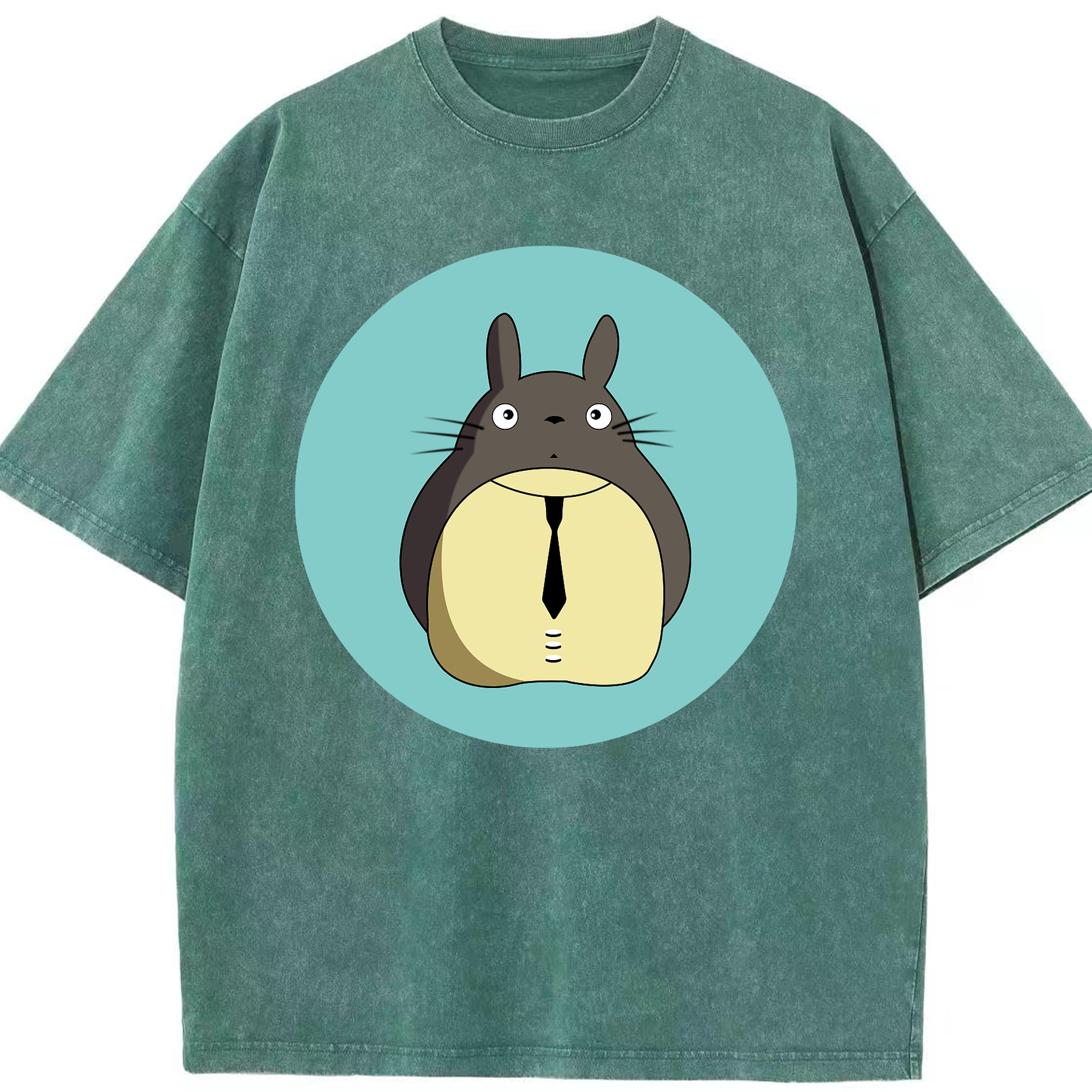 （画像用） となりのトトロ 草壁メイ 草壁サツキ My Neighbor Totoro Satsuki Kusakabe Mei Kusakabe 綿100% ヴィンテージ風 半袖Tシャツ（フロントプリント）
